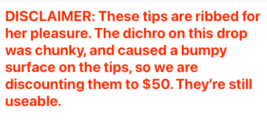 Proper Tips - Green Sylme (READ DISCLAIMER)