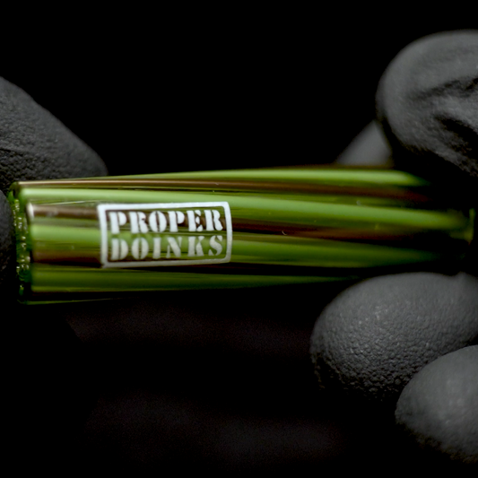 Chromium Green & Gold Electrum Stripe - Extendos (UV Reactive)